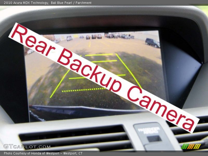 Bali Blue Pearl / Parchment 2010 Acura MDX Technology