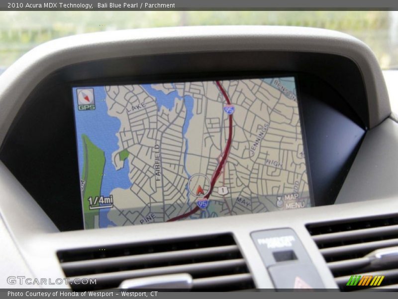 Bali Blue Pearl / Parchment 2010 Acura MDX Technology
