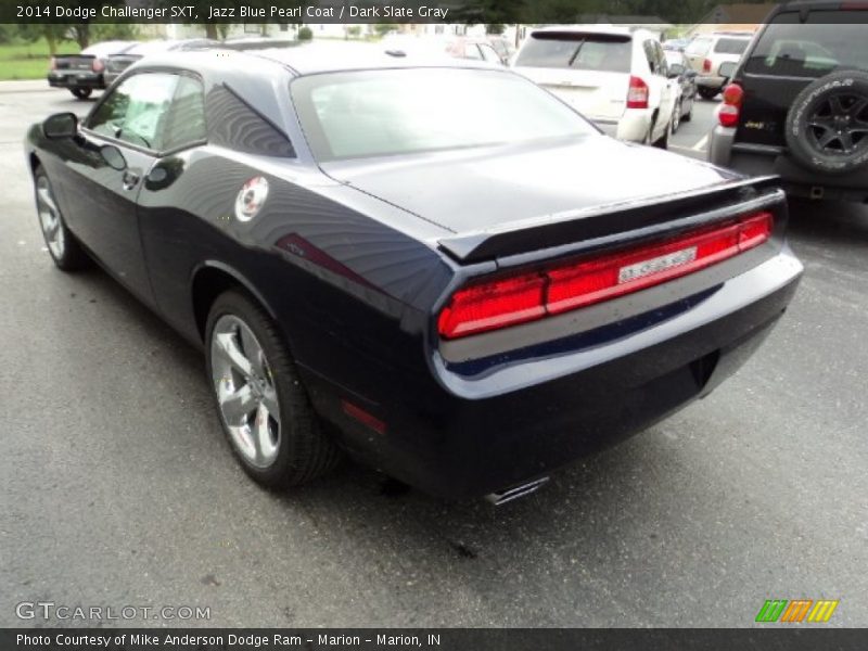 Jazz Blue Pearl Coat / Dark Slate Gray 2014 Dodge Challenger SXT