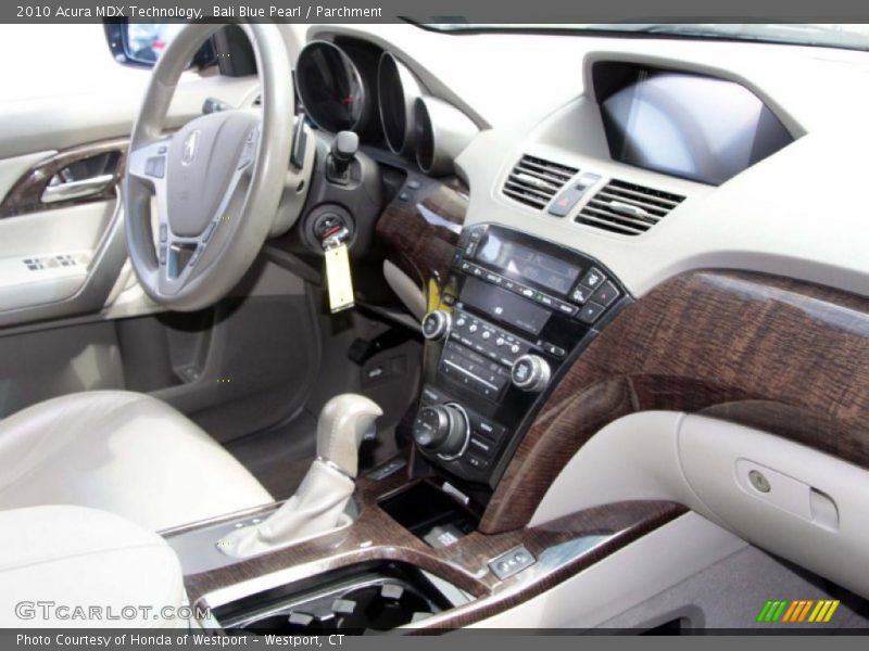 Bali Blue Pearl / Parchment 2010 Acura MDX Technology