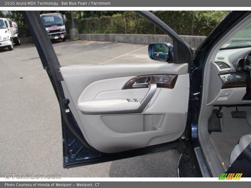 Bali Blue Pearl / Parchment 2010 Acura MDX Technology
