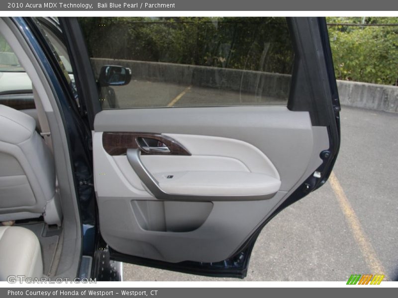 Bali Blue Pearl / Parchment 2010 Acura MDX Technology
