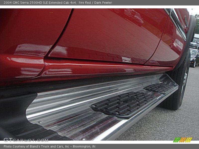 Fire Red / Dark Pewter 2004 GMC Sierra 2500HD SLE Extended Cab 4x4