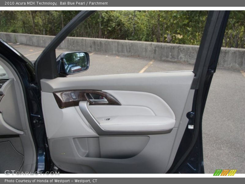 Bali Blue Pearl / Parchment 2010 Acura MDX Technology