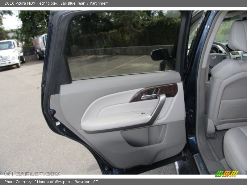 Bali Blue Pearl / Parchment 2010 Acura MDX Technology