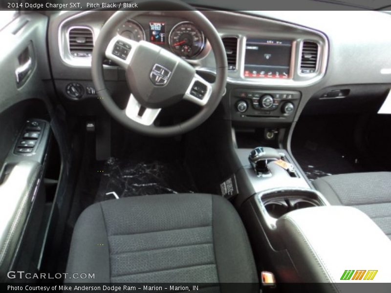 Pitch Black / Black 2014 Dodge Charger SXT