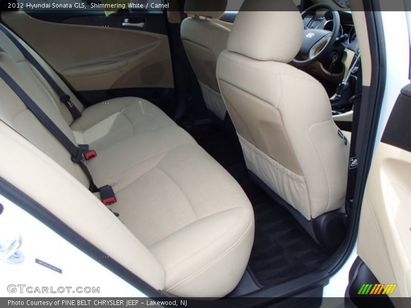 Shimmering White / Camel 2012 Hyundai Sonata GLS