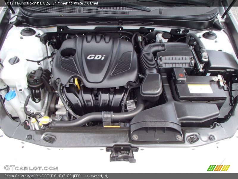 Shimmering White / Camel 2012 Hyundai Sonata GLS