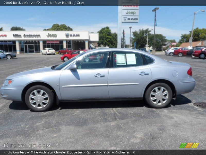 Glacier Blue Metallic / Gray 2006 Buick LaCrosse CX