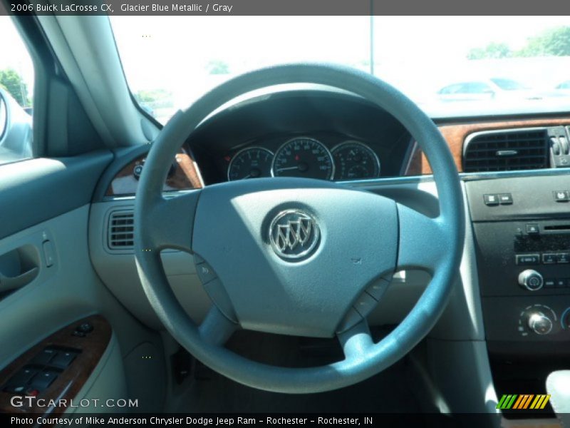 Glacier Blue Metallic / Gray 2006 Buick LaCrosse CX