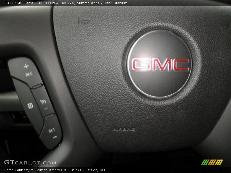 Summit White / Dark Titanium 2014 GMC Sierra 2500HD Crew Cab 4x4