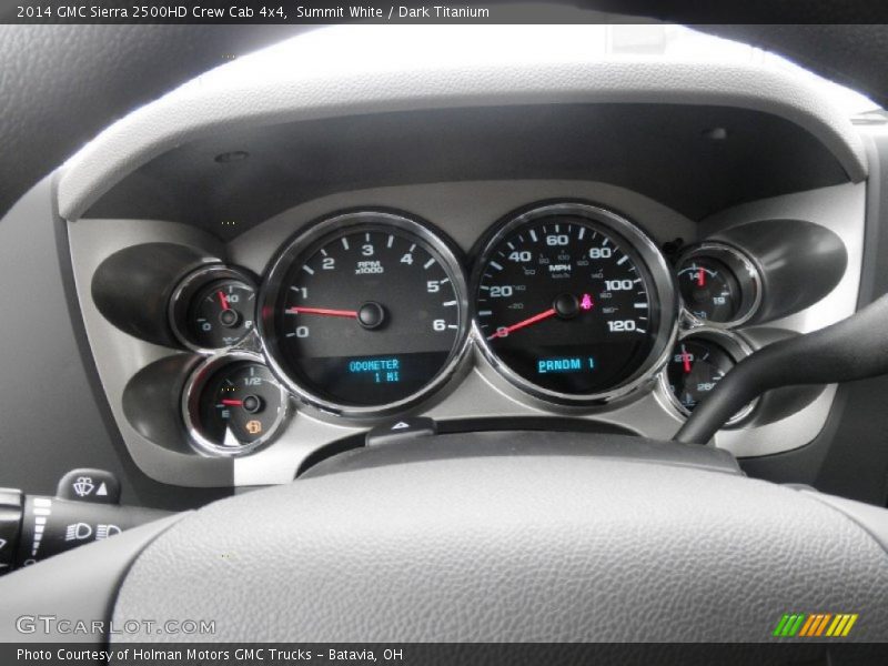 Summit White / Dark Titanium 2014 GMC Sierra 2500HD Crew Cab 4x4