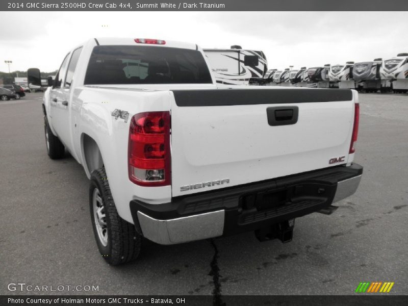 Summit White / Dark Titanium 2014 GMC Sierra 2500HD Crew Cab 4x4