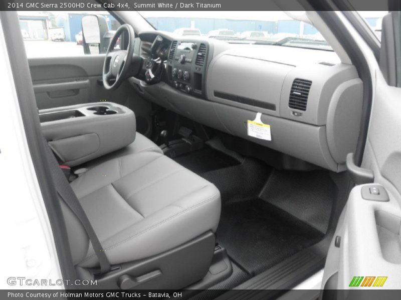 Summit White / Dark Titanium 2014 GMC Sierra 2500HD Crew Cab 4x4