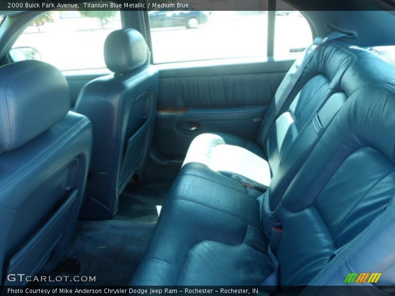 Titanium Blue Metallic / Medium Blue 2000 Buick Park Avenue