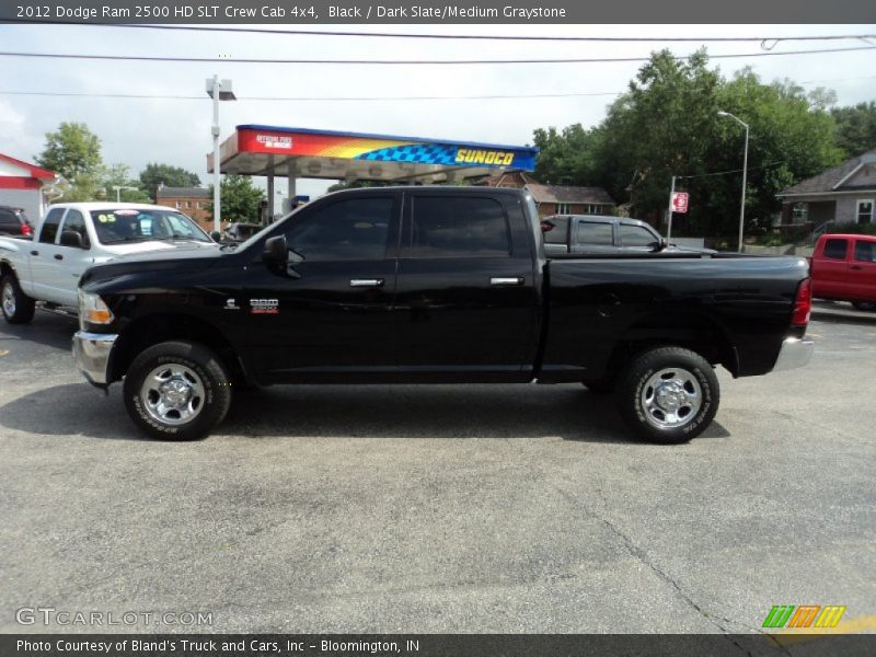 Black / Dark Slate/Medium Graystone 2012 Dodge Ram 2500 HD SLT Crew Cab 4x4