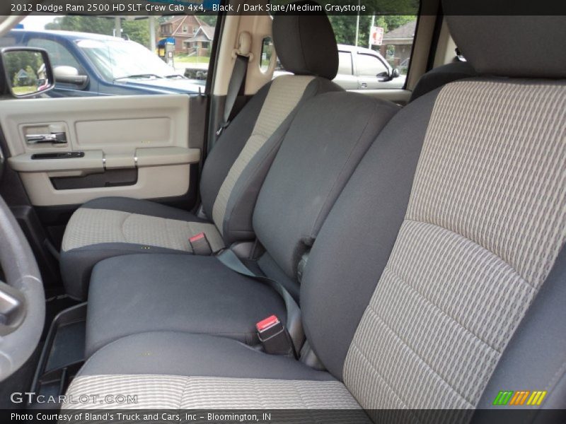 Black / Dark Slate/Medium Graystone 2012 Dodge Ram 2500 HD SLT Crew Cab 4x4