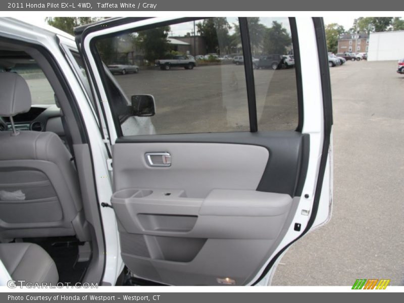 Taffeta White / Gray 2011 Honda Pilot EX-L 4WD