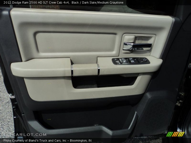 Black / Dark Slate/Medium Graystone 2012 Dodge Ram 2500 HD SLT Crew Cab 4x4