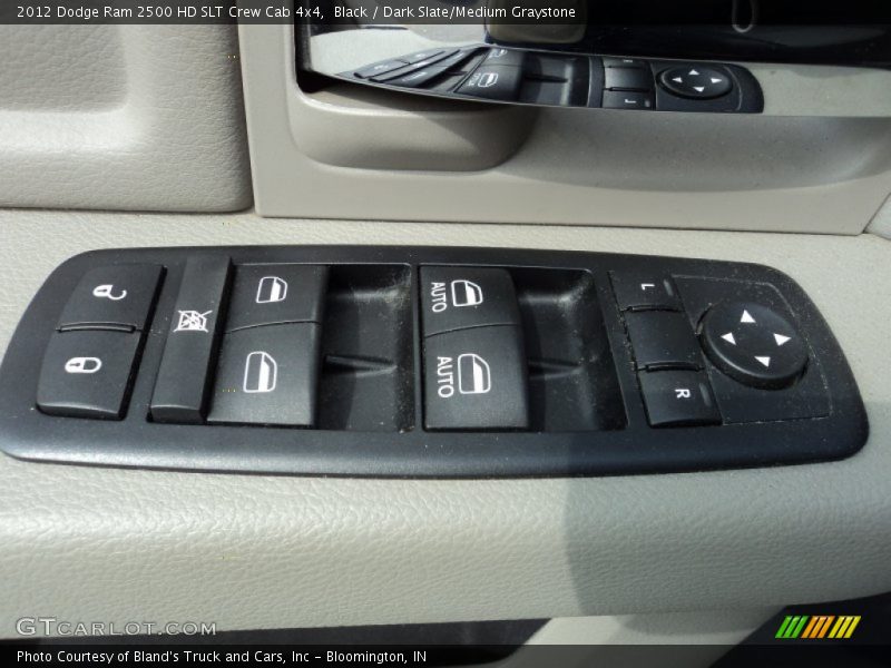 Black / Dark Slate/Medium Graystone 2012 Dodge Ram 2500 HD SLT Crew Cab 4x4