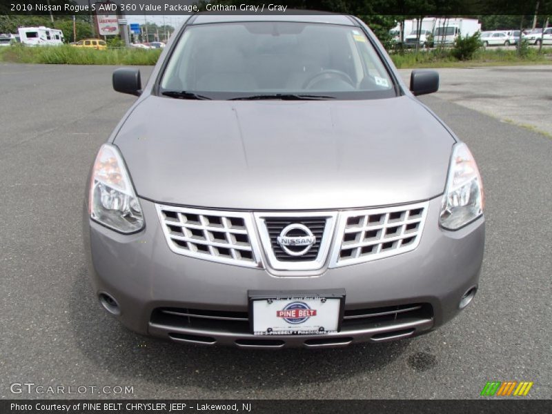 Gotham Gray / Gray 2010 Nissan Rogue S AWD 360 Value Package
