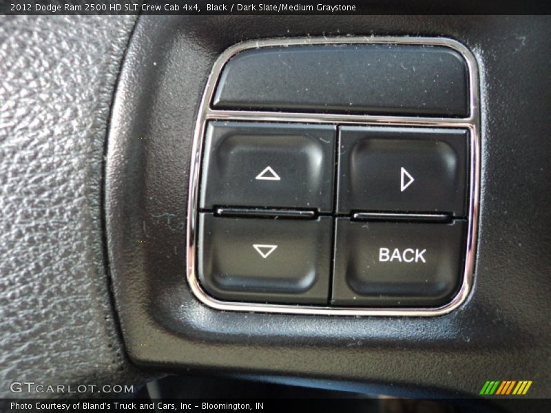 Black / Dark Slate/Medium Graystone 2012 Dodge Ram 2500 HD SLT Crew Cab 4x4
