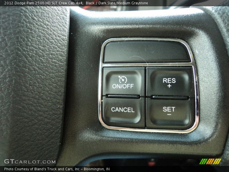Black / Dark Slate/Medium Graystone 2012 Dodge Ram 2500 HD SLT Crew Cab 4x4