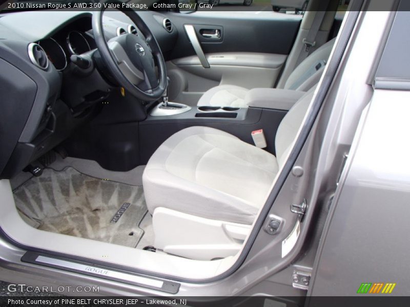 Gotham Gray / Gray 2010 Nissan Rogue S AWD 360 Value Package