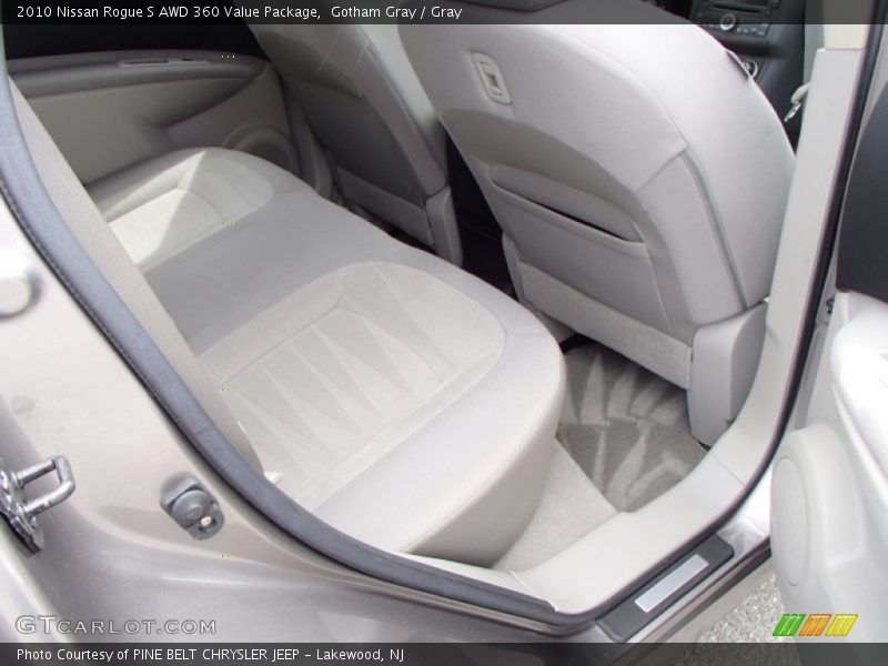 Gotham Gray / Gray 2010 Nissan Rogue S AWD 360 Value Package