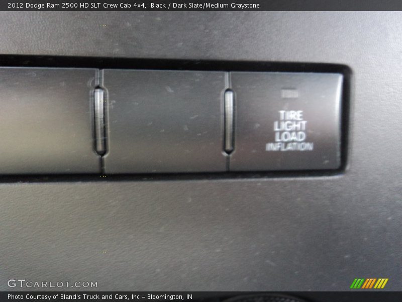 Black / Dark Slate/Medium Graystone 2012 Dodge Ram 2500 HD SLT Crew Cab 4x4