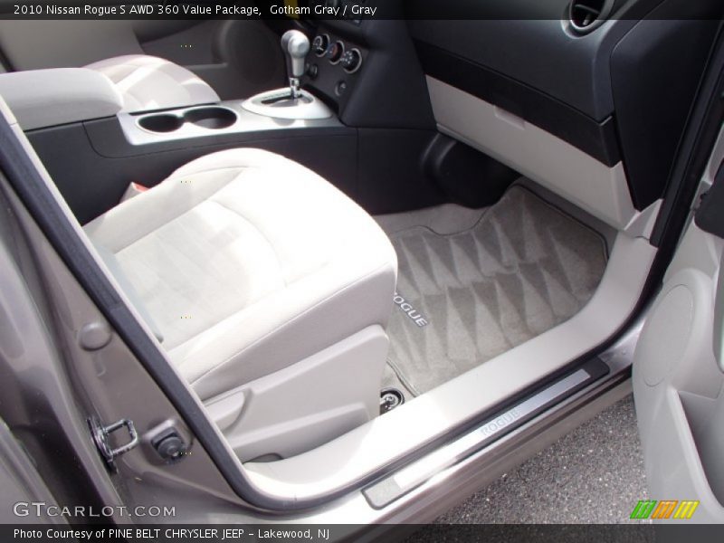 Gotham Gray / Gray 2010 Nissan Rogue S AWD 360 Value Package
