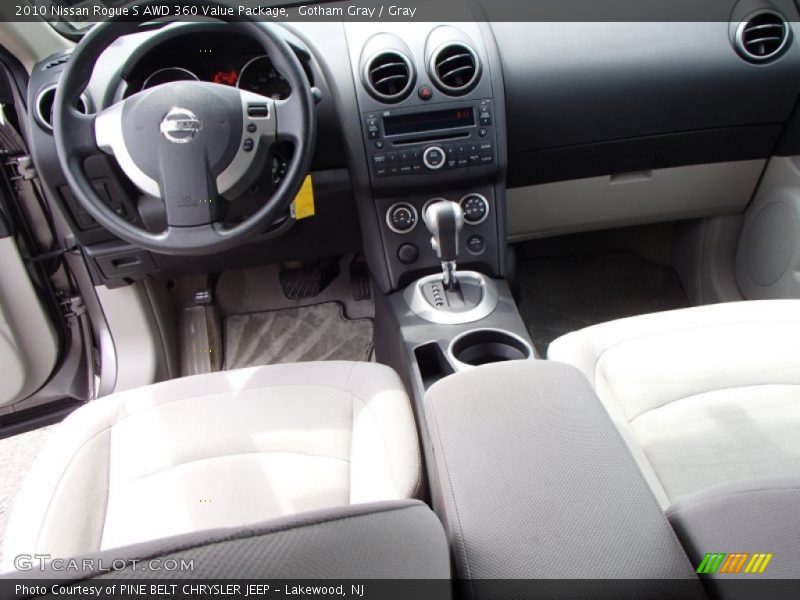 Gotham Gray / Gray 2010 Nissan Rogue S AWD 360 Value Package