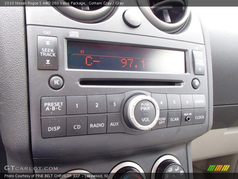 Gotham Gray / Gray 2010 Nissan Rogue S AWD 360 Value Package