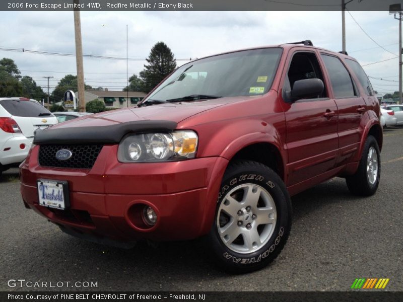 Redfire Metallic / Ebony Black 2006 Ford Escape Limited 4WD