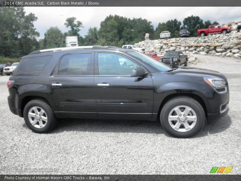 Carbon Black Metallic / Ebony 2014 GMC Acadia SLE