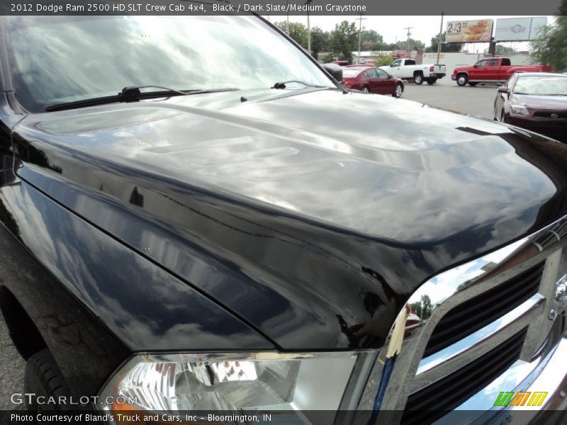 Black / Dark Slate/Medium Graystone 2012 Dodge Ram 2500 HD SLT Crew Cab 4x4
