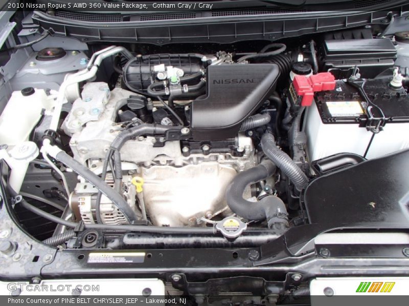 Gotham Gray / Gray 2010 Nissan Rogue S AWD 360 Value Package