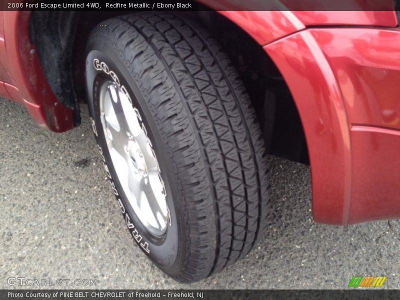 Redfire Metallic / Ebony Black 2006 Ford Escape Limited 4WD