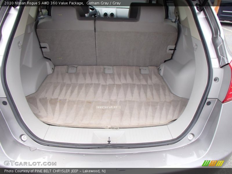 Gotham Gray / Gray 2010 Nissan Rogue S AWD 360 Value Package