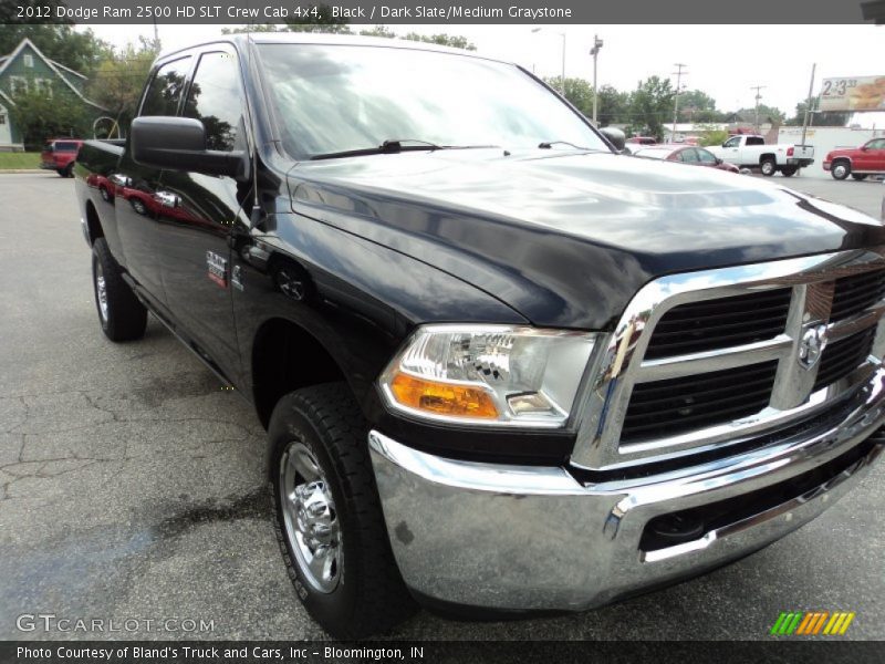 Black / Dark Slate/Medium Graystone 2012 Dodge Ram 2500 HD SLT Crew Cab 4x4