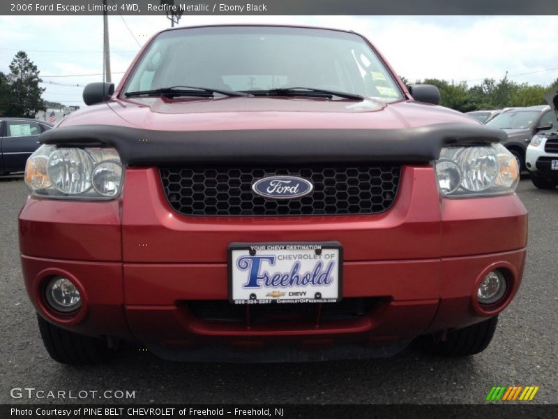 Redfire Metallic / Ebony Black 2006 Ford Escape Limited 4WD
