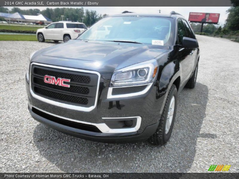 Carbon Black Metallic / Ebony 2014 GMC Acadia SLE