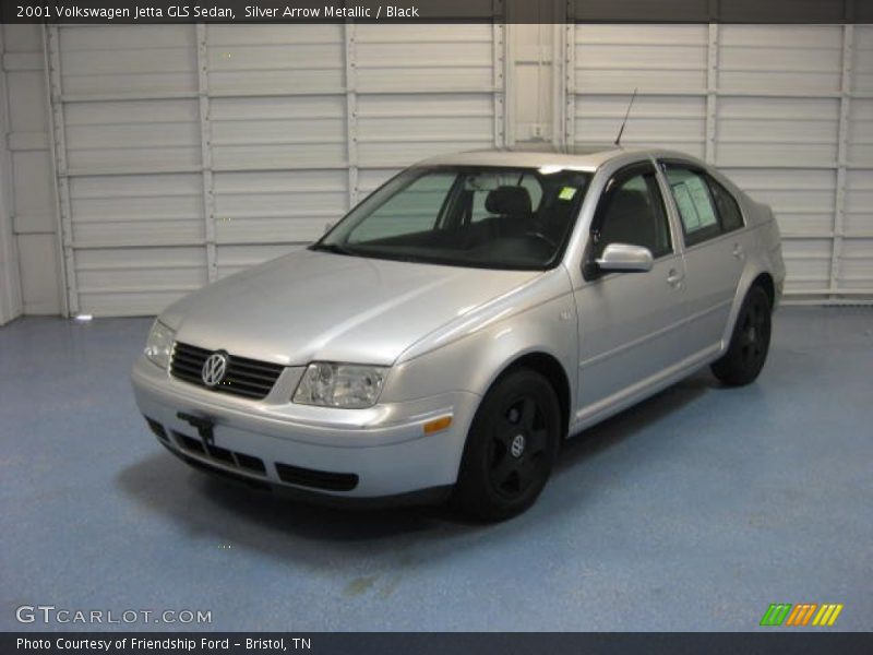 Silver Arrow Metallic / Black 2001 Volkswagen Jetta GLS Sedan