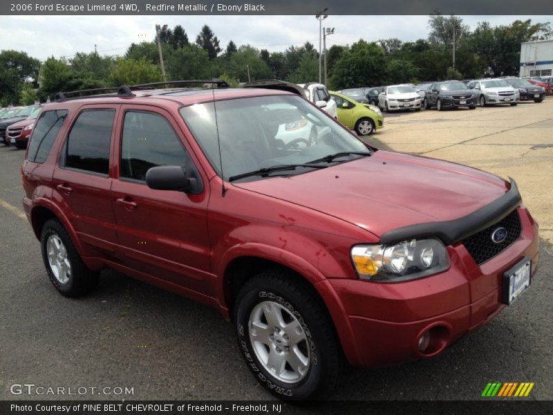 Redfire Metallic / Ebony Black 2006 Ford Escape Limited 4WD