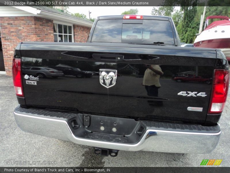 Black / Dark Slate/Medium Graystone 2012 Dodge Ram 2500 HD SLT Crew Cab 4x4