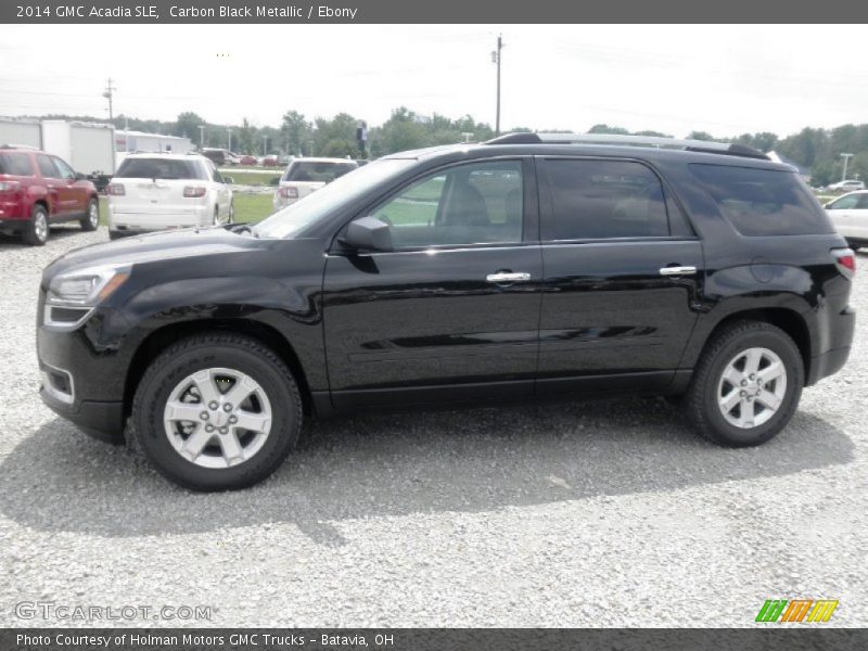 Carbon Black Metallic / Ebony 2014 GMC Acadia SLE
