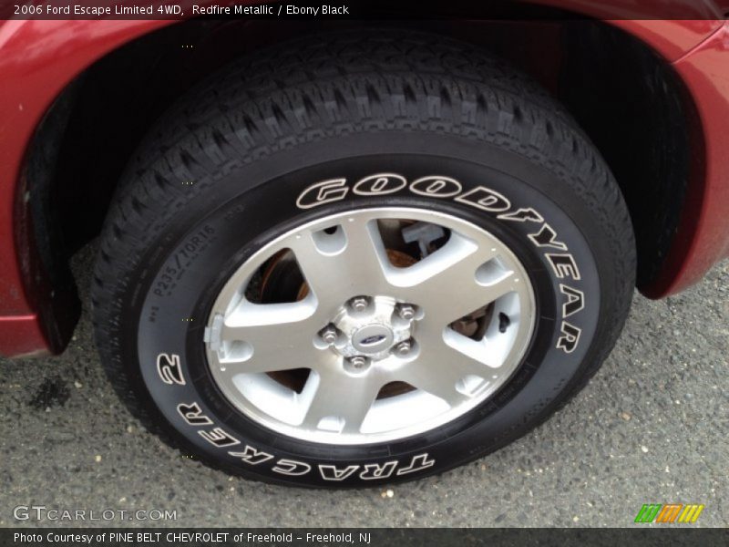 Redfire Metallic / Ebony Black 2006 Ford Escape Limited 4WD