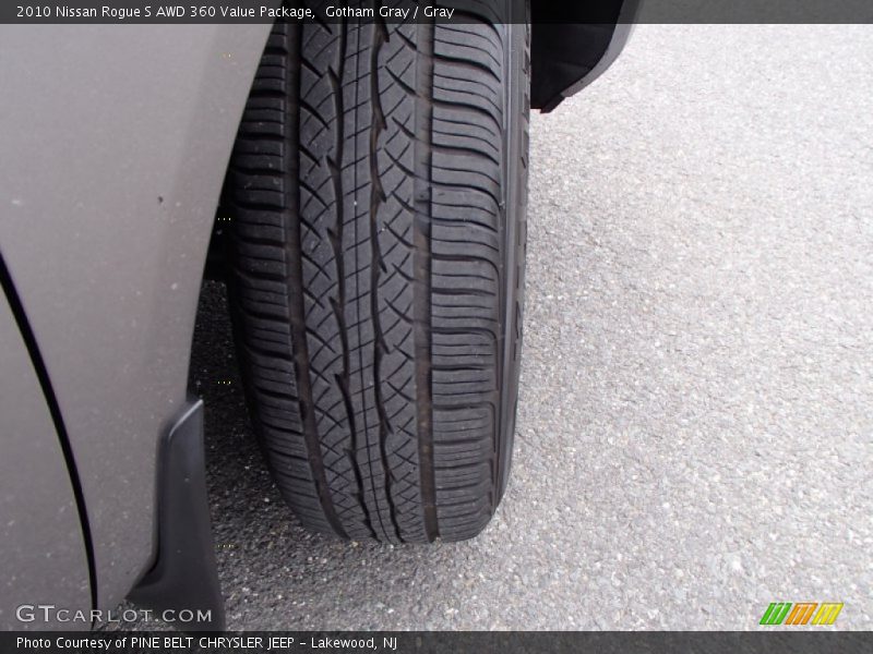 Gotham Gray / Gray 2010 Nissan Rogue S AWD 360 Value Package