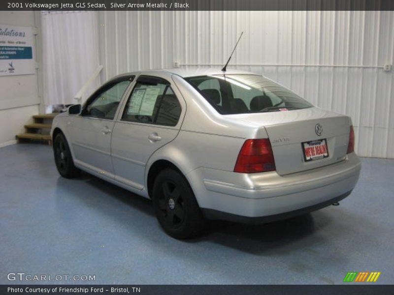 Silver Arrow Metallic / Black 2001 Volkswagen Jetta GLS Sedan