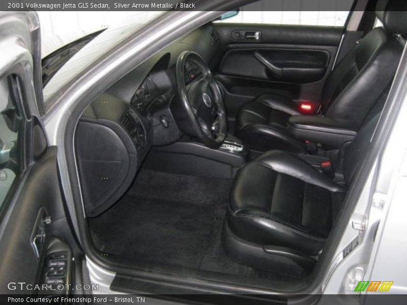 Silver Arrow Metallic / Black 2001 Volkswagen Jetta GLS Sedan